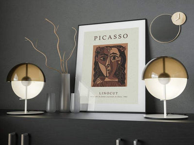 Pablo Picasso Petite Tête de Femme couronnée - Plakat - Plakatbar.no