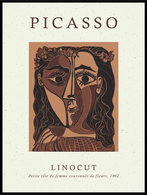 Pablo Picasso Petite Tête de Femme couronnée - Plakat - Plakatbar.no