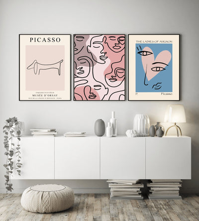 Pablo Picasso The Ladies of Avignon - Plakat - Plakatbar.no