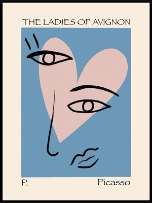 Pablo Picasso The Ladies of Avignon - Plakat - Plakatbar.no