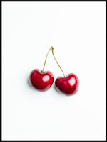 Pair Of Cherries Plakat eller Lerret - Plakatbar.no