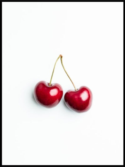 Pair Of Cherries Plakat eller Lerret - Plakatbar.no