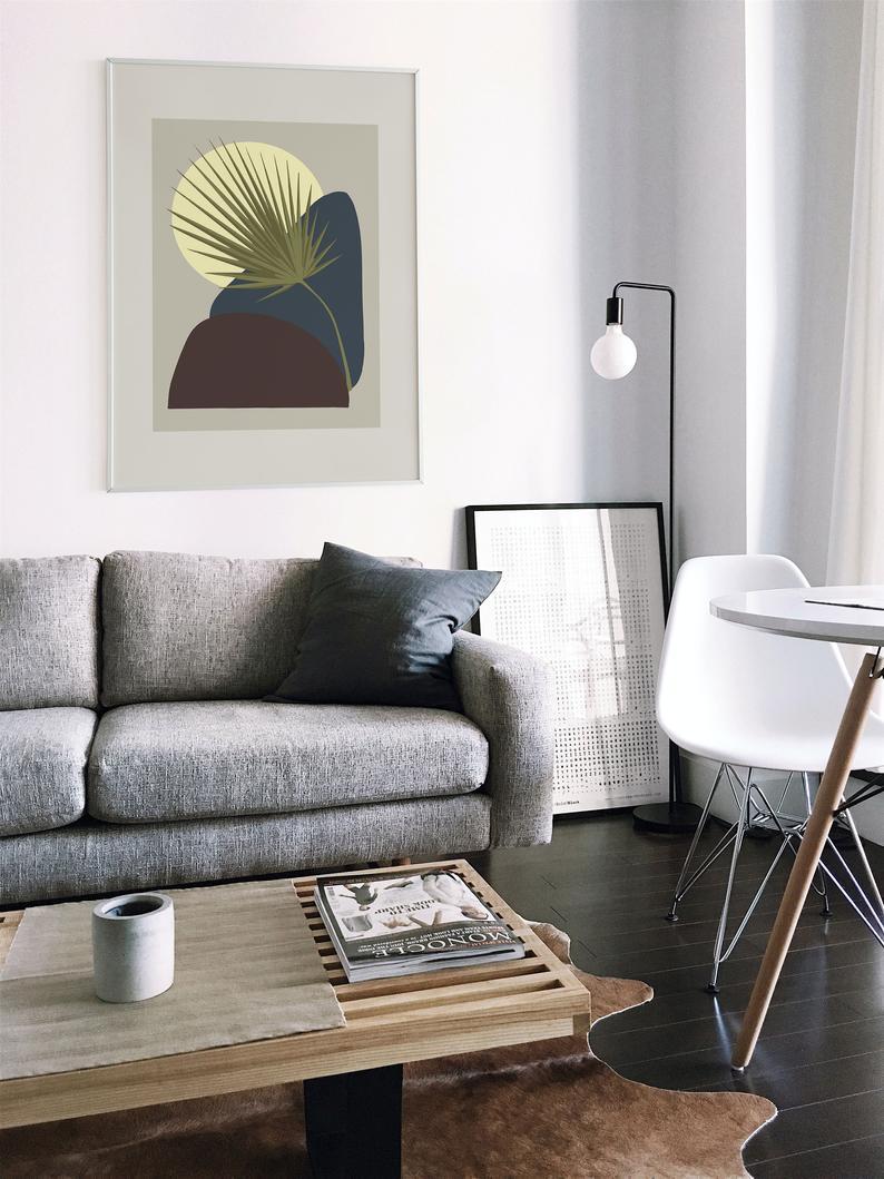 Palm&Rocks - Boho Plakat - Plakatbar.no