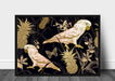 Papegøye i gull - poster - Plakatbar.no