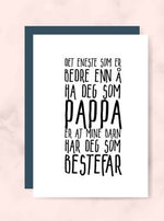 Pappa/Bestefar kort - Plakatbar.no