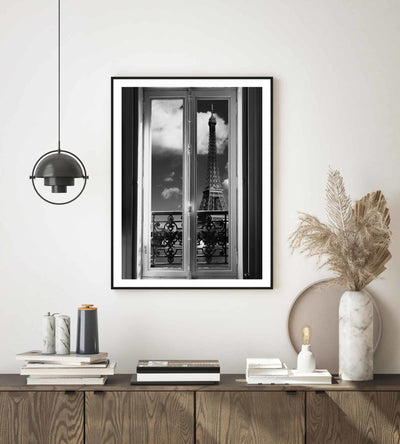 Paris Window - Poster - Plakatbar.no