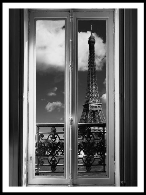 Paris Window - Poster - Plakatbar.no