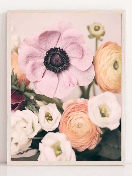 Pastell bukett - Plakatbar.no