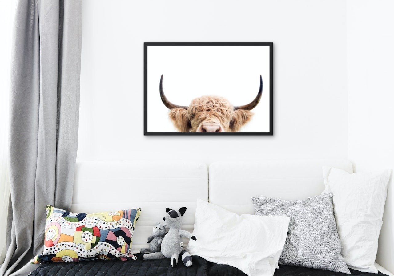 Peeking Cow - Plakatbar.no