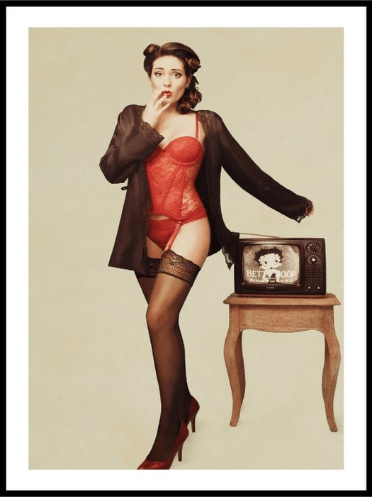 Pin Up Girl - Betty Boop - Poster - Plakatbar.no