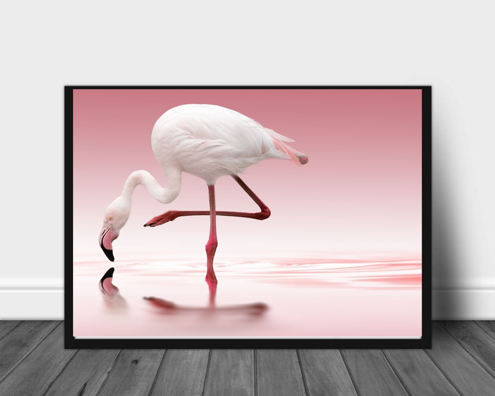 Pink flamingo poster - Plakatbar.no