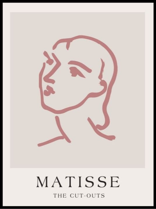Pink head - Matisse - Plakatbar.no
