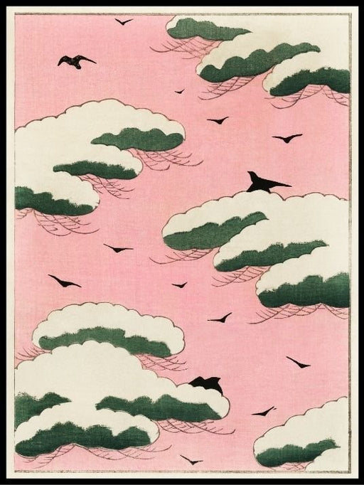 Pink Sky, Watanabe Seitei - Plakat - Plakatbar.no