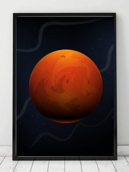 Plakat av mars - Plakatbar.no