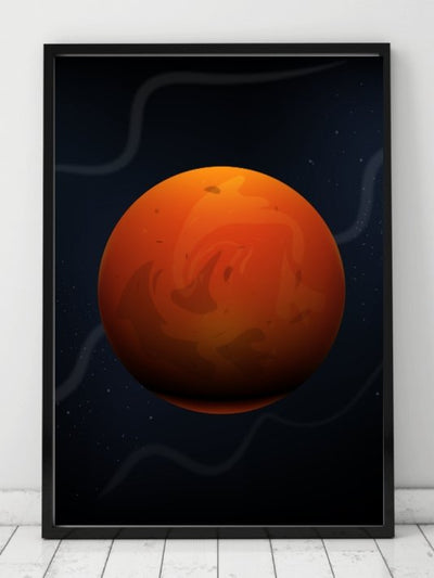 Plakat av mars - Plakatbar.no