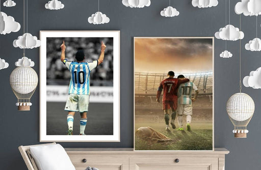 Plakat av Ronaldo og Messi - Plakatbar.no