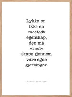 Plakat med sitat av Joralf Gjerstad - Plakatbar.no