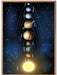 Plakat med solsystemet - Plakatbar.no