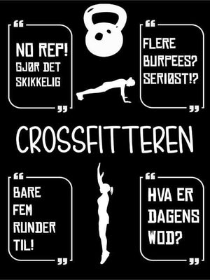 Plakat til Crossfitteren - Plakatbar.no