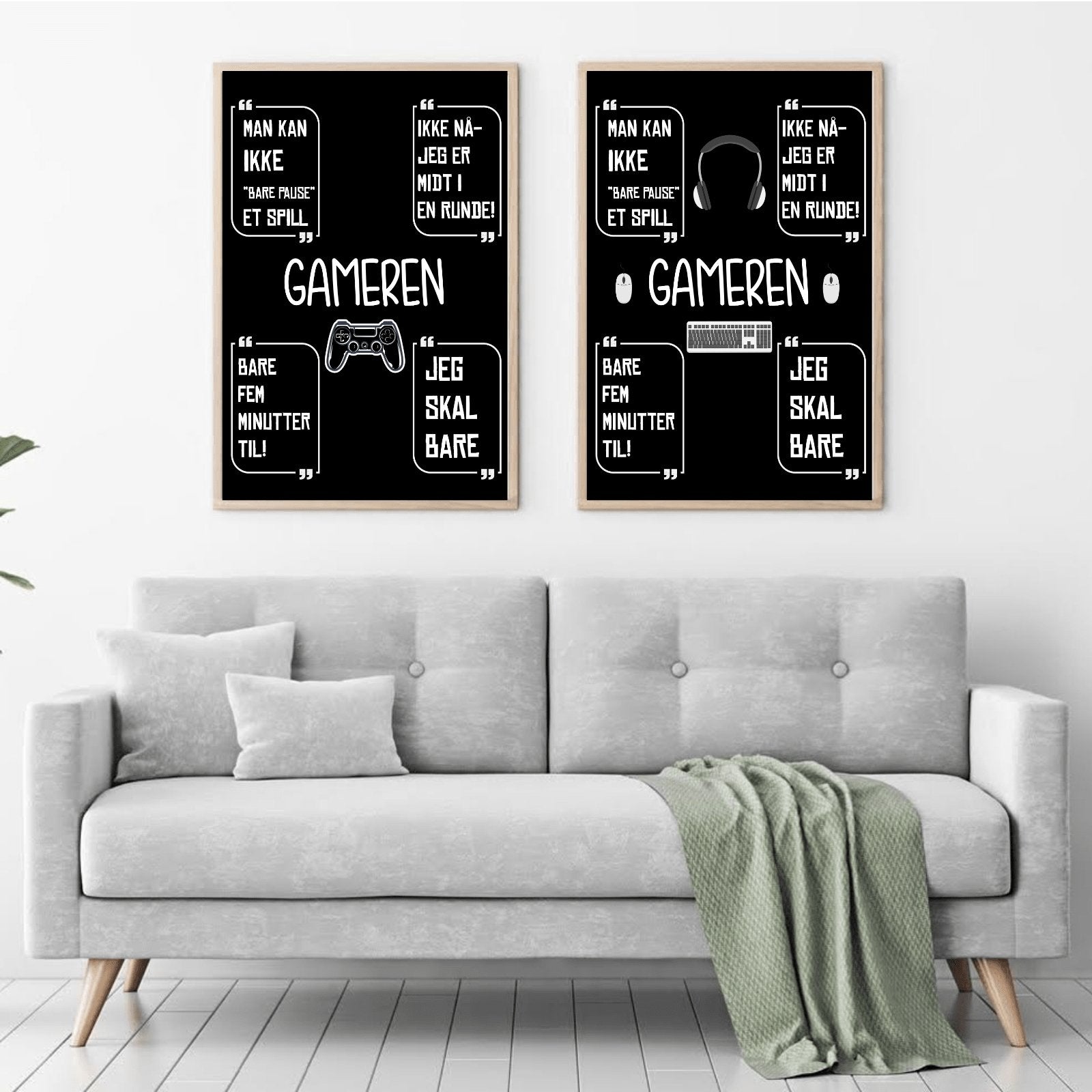 Plakat til Gamer - Plakatbar.no