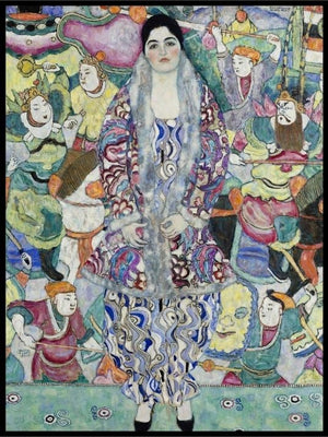 Portrait of Friederike Maria Beer, Gustav Klimt- Plakat - Plakatbar.no