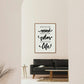 Positive minds - positive vibes - positive life poster - Plakatbar.no