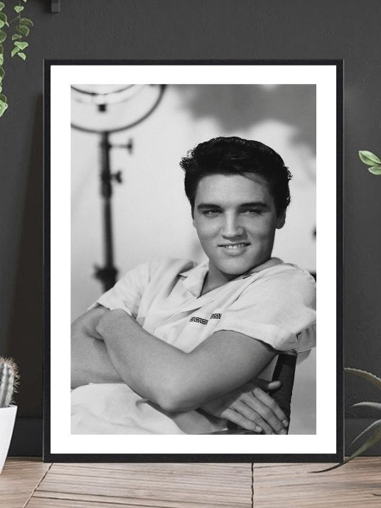 Poster av ung Elvis - Plakatbar.no