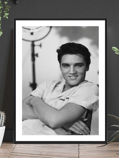 Poster av ung Elvis - Plakatbar.no