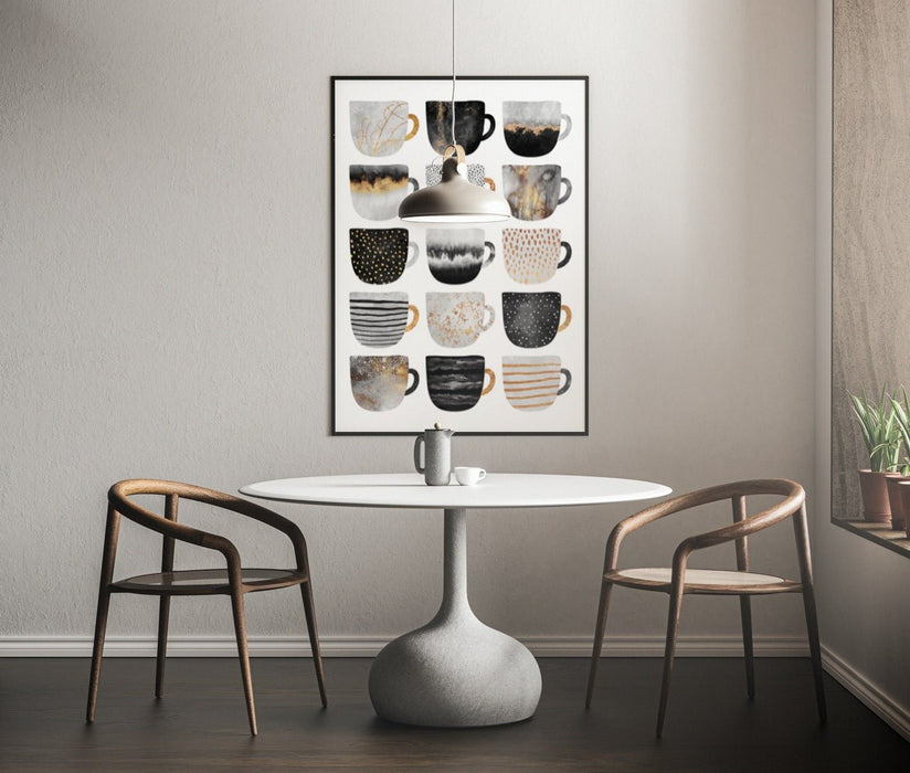 Pretty coffee cups - Plakat - Plakatbar.no