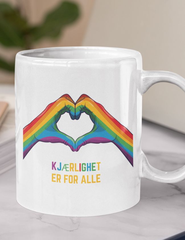 Pridekrus - Kjærlighet er for alle - Plakatbar.no