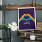 Prideplakat - Kjærlighet er for alle - Plakatbar.no
