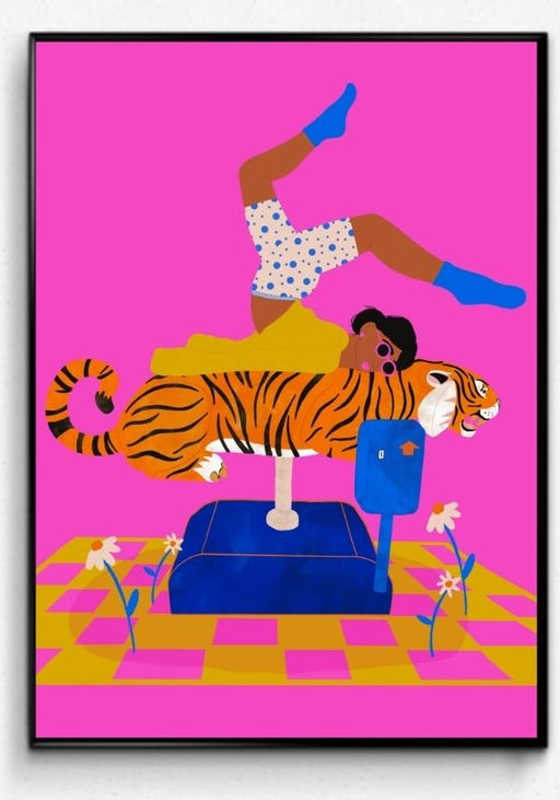 Put a tiger in your heart poster - Plakatbar.no