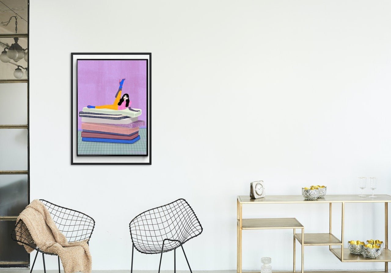 Raise your leg up to your head poster - Plakatbar.no