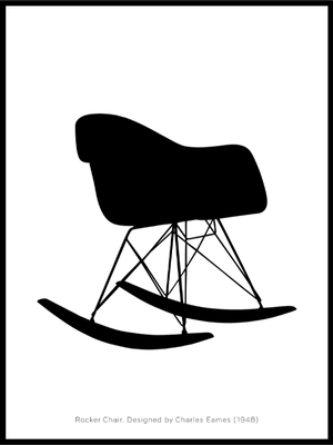 RAR Gyngestol - Charles Eames (1948) poster - Plakatbar.no