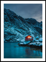 Red House Lofoten Poster - Plakatbar.no