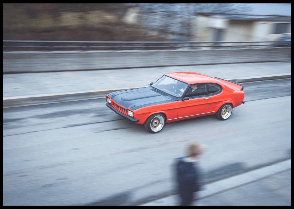 Retro bilplakat - Av Kaj Alver - Plakatbar.no