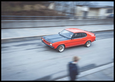 Retro bilplakat - Av Kaj Alver - Plakatbar.no