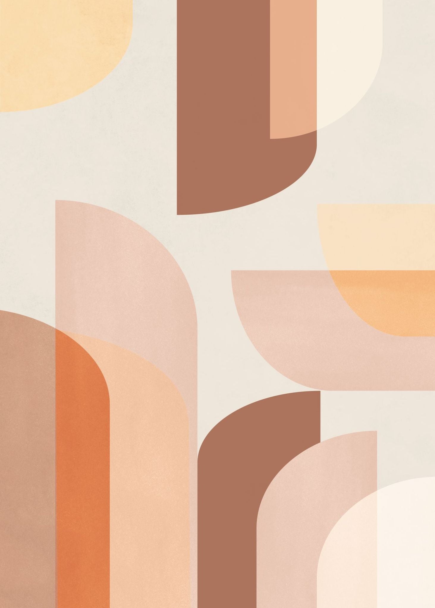 Retro geometrisk - Plakatbar.no