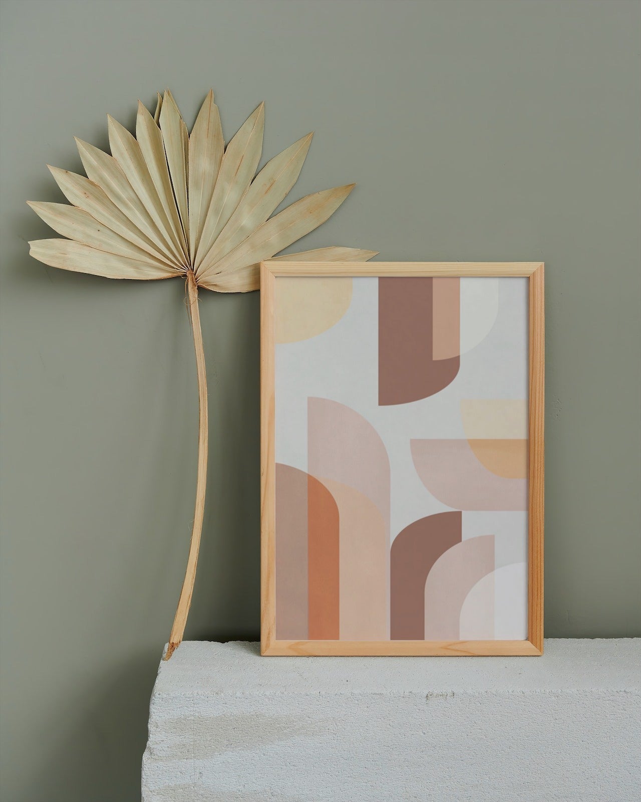 Retro geometrisk - Plakatbar.no