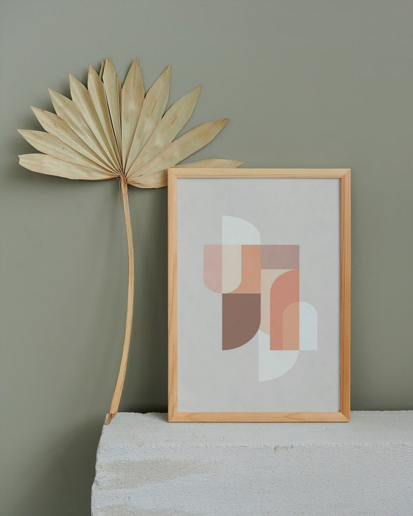 Retro Geometrisk III - Plakatbar.no