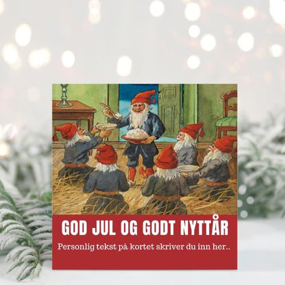 Retro julekort - Velg design - 10pk - Plakatbar.no