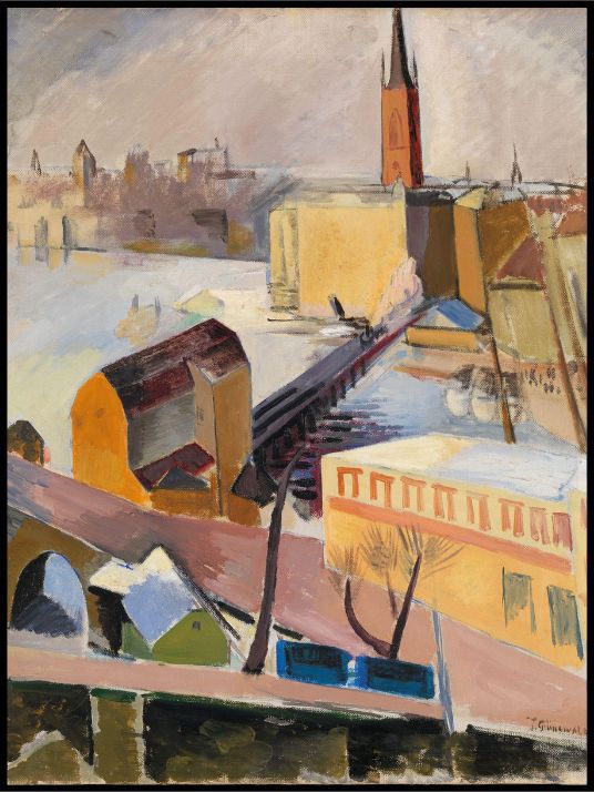Riddarholmskyrkan- Isaac Grunewald - plakat eller lerret - Plakatbar.no