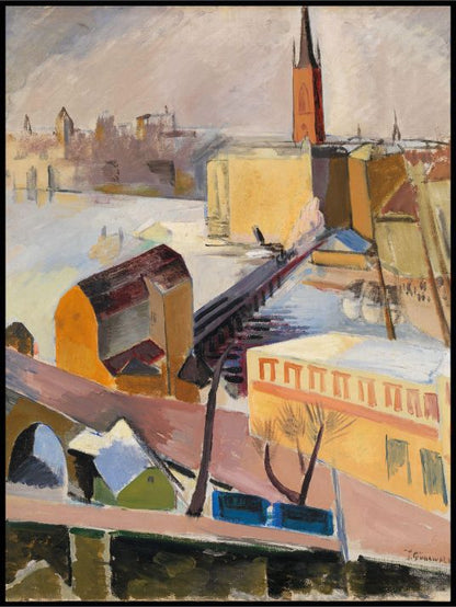 Riddarholmskyrkan- Isaac Grunewald - plakat eller lerret - Plakatbar.no