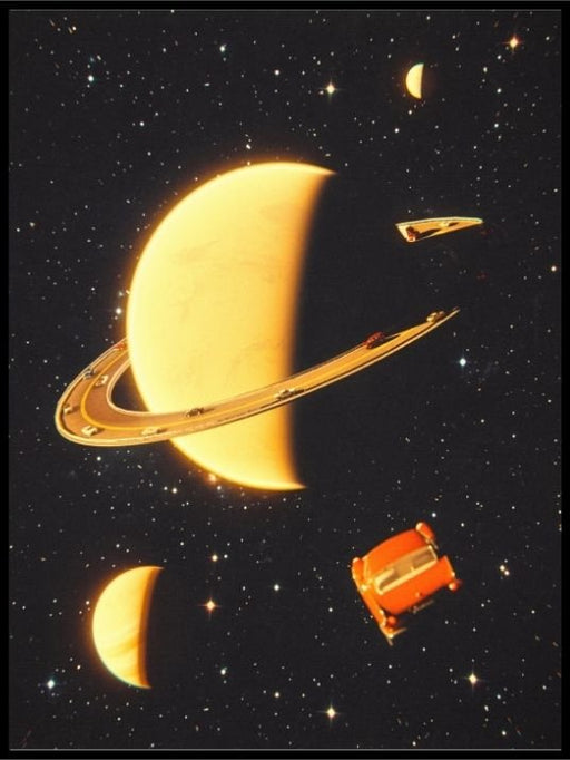 Rings Of Saturn - Pop Art - Plakatbar.no