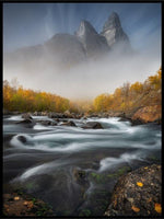 River and mountain poster - Plakatbar.no