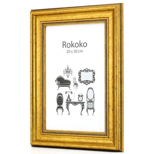 Rokokko antikk gull - Plakatbar.no