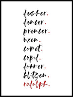 Rudolph - juleplakat 01 - Plakatbar.no