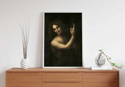 Saint John the Baptism, Leonardo da Vinci- Plakat - Plakatbar.no