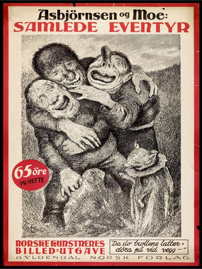 Samlede Eventyr, Theodor Kittelsen - poster og lerret - Plakatbar.no