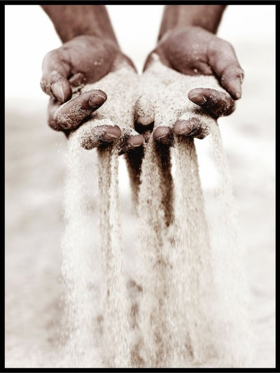 Sand Hands Poster - Plakatbar.no